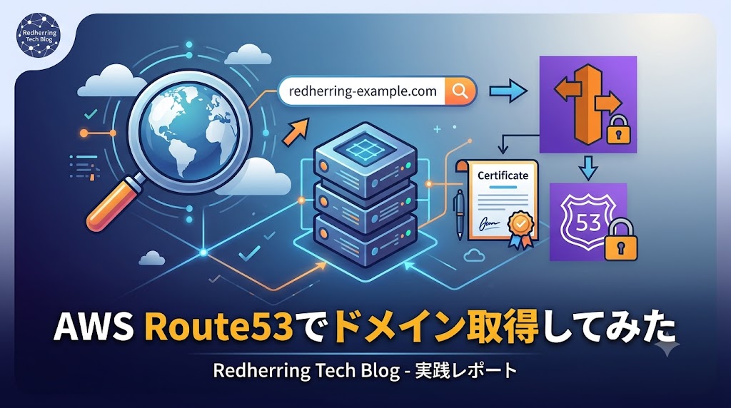 AWS Route53でドメイン取得してみた